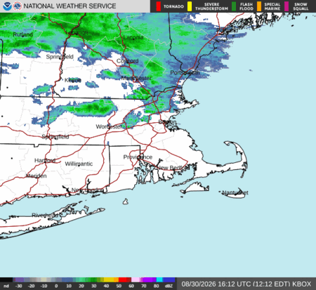 latest image of Boston,MA. radar