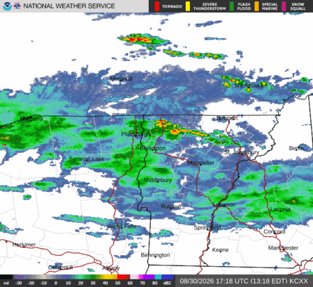 latest image of Burlington,VT. radar