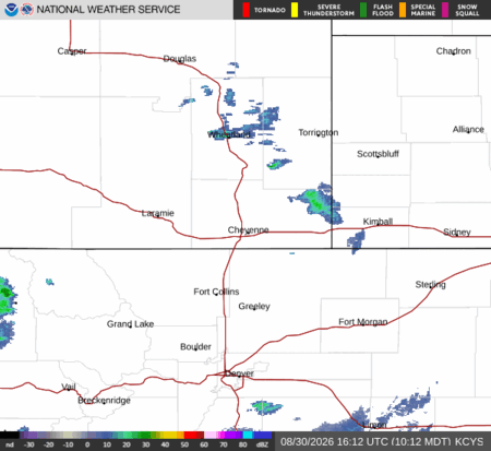 latest image of Cheyenne,WY. radar