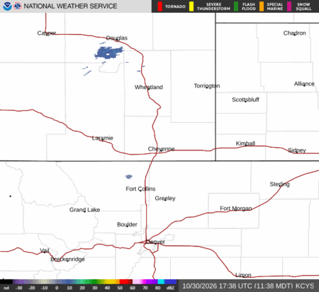 latest image of Cheyenne,WY. radar
