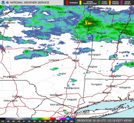 latest image of Albany,NY. radar
