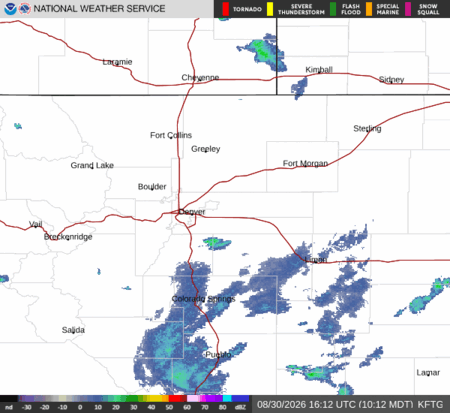 latest image of Denver,CO. radar