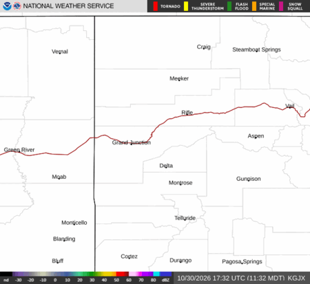 latest image of Grand Junction,CO. radar