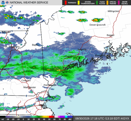 latest image of Portland,ME. radar