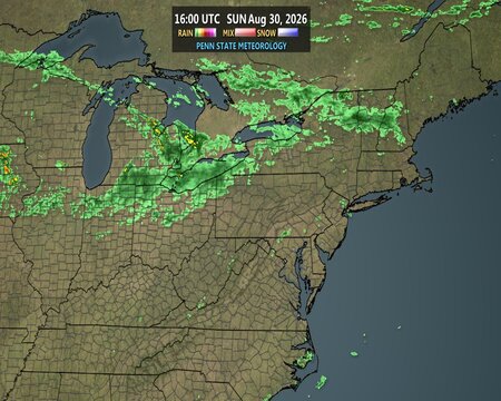 latest image of Northeast radar