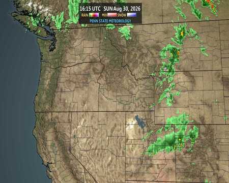 latest image of Northwest radar