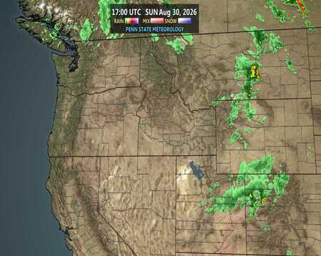latest image of Northwest radar