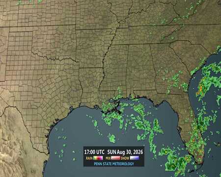 latest image of Southeast radar