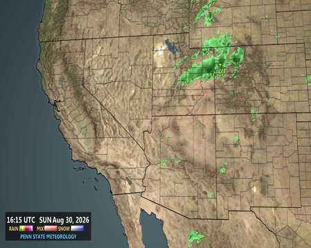 latest image of Southwest radar