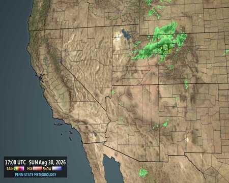 latest image of Southwest radar