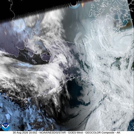 latest image of Alaska geocolor