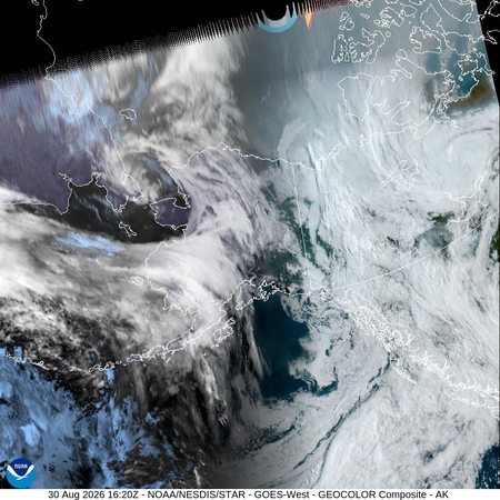 latest image of Alaska geocolor