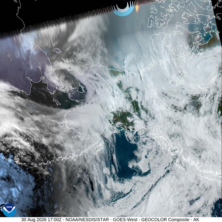 latest image of Alaska geocolor