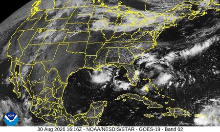 latest image of Eastern US visible