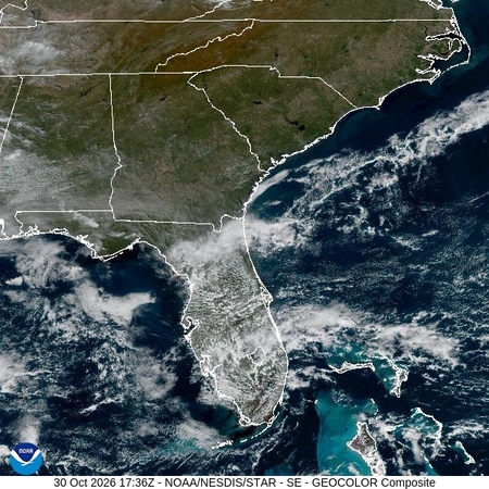 latest image of Southeast geocolor