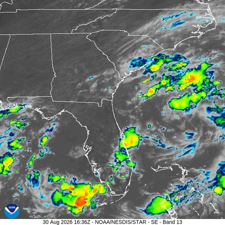 latest image of Southeast IR