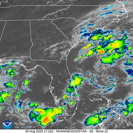 latest image of Southeast IR