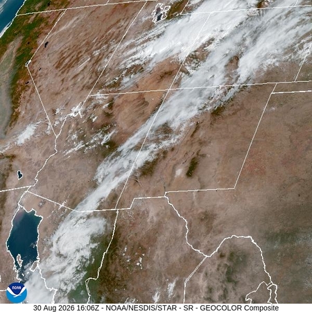 latest image of Southern Rockies geocolor