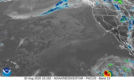 latest image of Western US IR