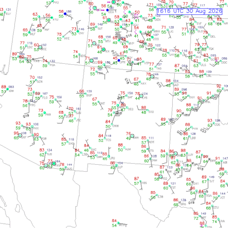 latest image of Alburquerque,NM. obs