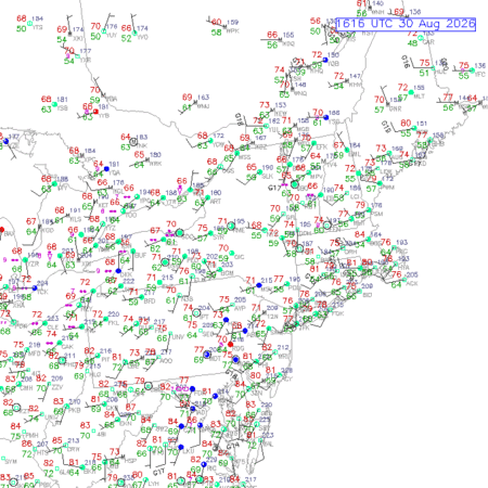 latest image of Albany,NY. obs