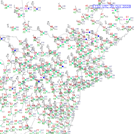 latest image of Albany,NY. obs