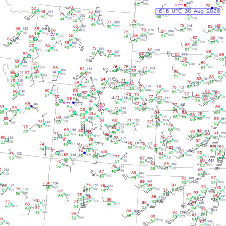 latest image of Denver,CO. obs