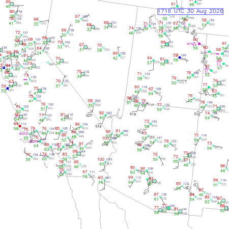 latest image of Las Vegas,NV. obs