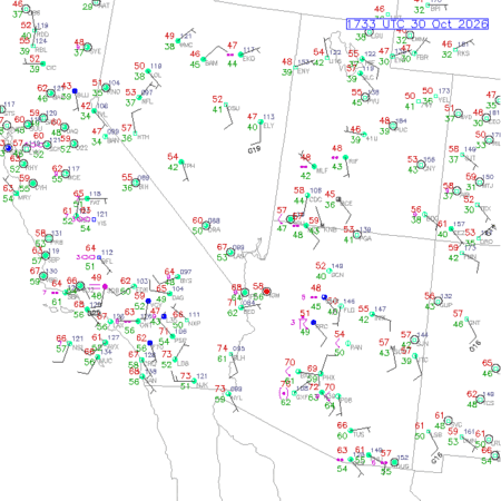 latest image of Las Vegas,NV. obs