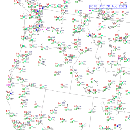 latest image of Lewiston,ID. obs